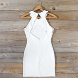 Aura Quartz Party Dress in White: Alternate View #4