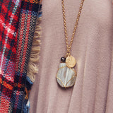 Autumn Stone Necklace: Alternate View #2