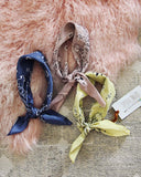 Luxe Cotton Bandana in Sunset: Alternate View #4