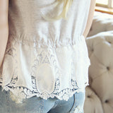 Battenburg Lace Tee: Alternate View #4