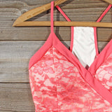 Beloved Lace Dress in Coral: Alternate View #2