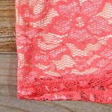 Beloved Lace Dress in Coral: Alternate View #3