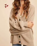 Plush Boyfriend Ribbed Sweater: Alternate View #1