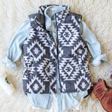 Birch Smoke Cozy Vest: Alternate View #1