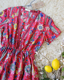 Birdsong Dress in Red: Alternate View #2