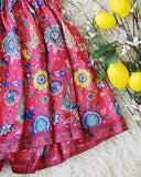 Birdsong Dress in Red: Alternate View #5