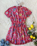 Birdsong Dress in Red: Alternate View #7