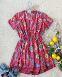 Birdsong Dress in Red: Alternate View #1