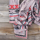 Birdsong Wrap Sweater in Dust: Alternate View #3