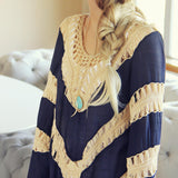 The Blake Tunic in Navy: Alternate View #2