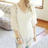 The Blake Tunic in White: Alternate View #1