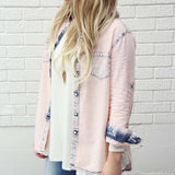 Rosé & Denim Shirt: Alternate View #2