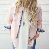 Rosé & Denim Shirt: Alternate View #4