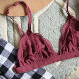 Boheme Lace Bralette in Autumn: Alternate View #2