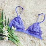 Boheme Lace Bralette in Lilac: Alternate View #1