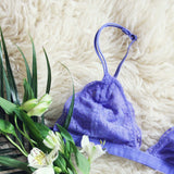 Boheme Lace Bralette in Lilac: Alternate View #2
