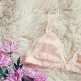 Boheme Lace Bralette in Pink: Alternate View #2