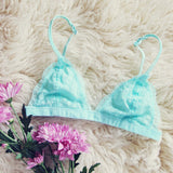 Boheme Lace Bralette in Sky: Alternate View #2