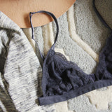 Boheme Lace Bralette in Smoke: Alternate View #2