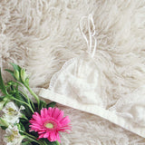 Boheme Lace Bralette in Ivory: Alternate View #2