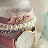 Bohemian Bangles Watch in Pink: Alternate View #2