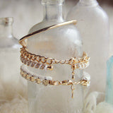 Bohemian Bangles Watch in White: Alternate View #3