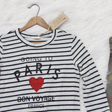 Bon Voyage Stripe Tee: Alternate View #2