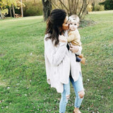 The Boston Bundle Sweater in Cream: Alternate View #8