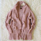 The Boston Bundle Sweater in Mauve: Alternate View #3