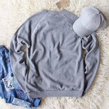 Bow & Drape Merlot Sweatshirt: Alternate View #4