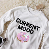 Bow & Drape Cozy Doughnut Sweatshirt: Alternate View #2