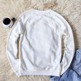 Bow & Drape Cozy Doughnut Sweatshirt: Alternate View #4