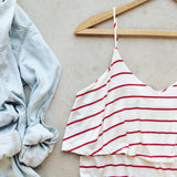 The Boyfriend Stripe Tank: Alternate View #2