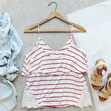 The Boyfriend Stripe Tank: Alternate View #4