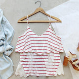 The Boyfriend Stripe Tank: Alternate View #1