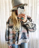 Bozeman Cozy Jacket in Pink: Alternate View #4