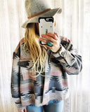 Bozeman Cozy Jacket in Pink: Alternate View #1