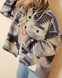 Bozeman Cozy Jacket in Sky: Alternate View #2