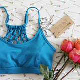 Spool Active Braided Sports Bra in Sky: Alternate View #3