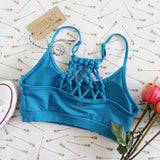 Spool Active Braided Sports Bra in Sky: Alternate View #1