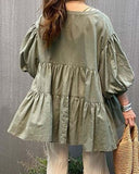 Breezy Top in Sage: Alternate View #1