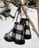 The Buffalo Plaid Boots: Alternate View #2