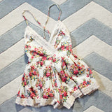 Buffalo Rose Romper in Cream: Alternate View #2