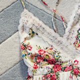 Buffalo Rose Romper in Cream: Alternate View #3