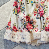 Buffalo Rose Romper in Cream: Alternate View #4