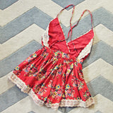 Buffalo Rose Romper in Coral: Alternate View #4