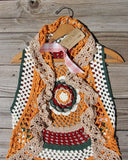 Buffalo Crochet Vest in Sand: Alternate View #2