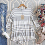 Button & Stripe Tee: Alternate View #4