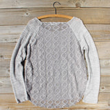 Pine Cone Stitch Sweater: Alternate View #4