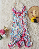 Cactus Flower Wrap Maxi: Alternate View #1